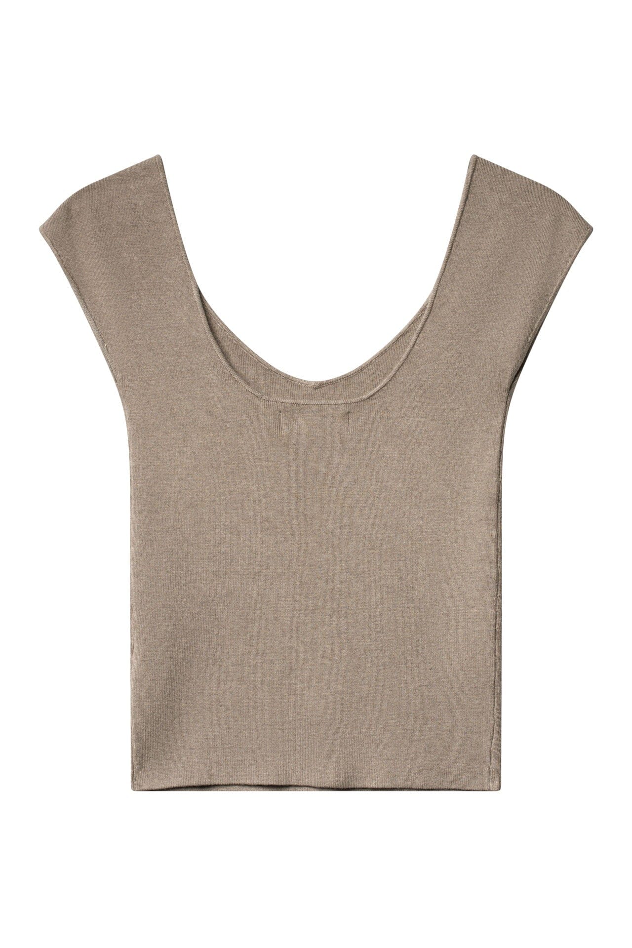 ArnieSays: Dana Top Brown Melange Topp