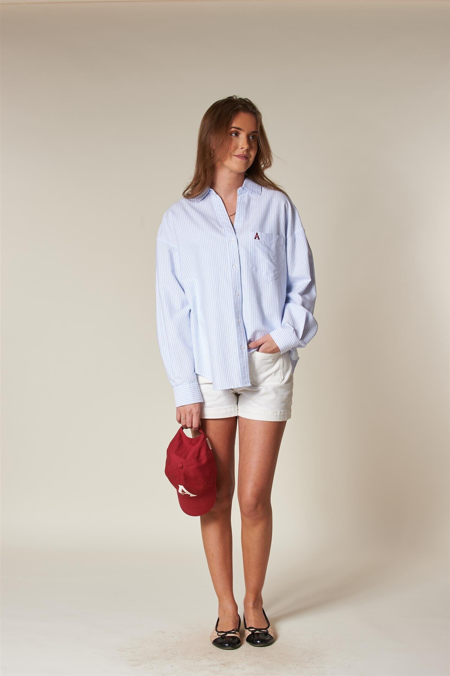 ArnieSays: VENICE Oxford Classic Stripe Lt Blue Stripe Skjorte