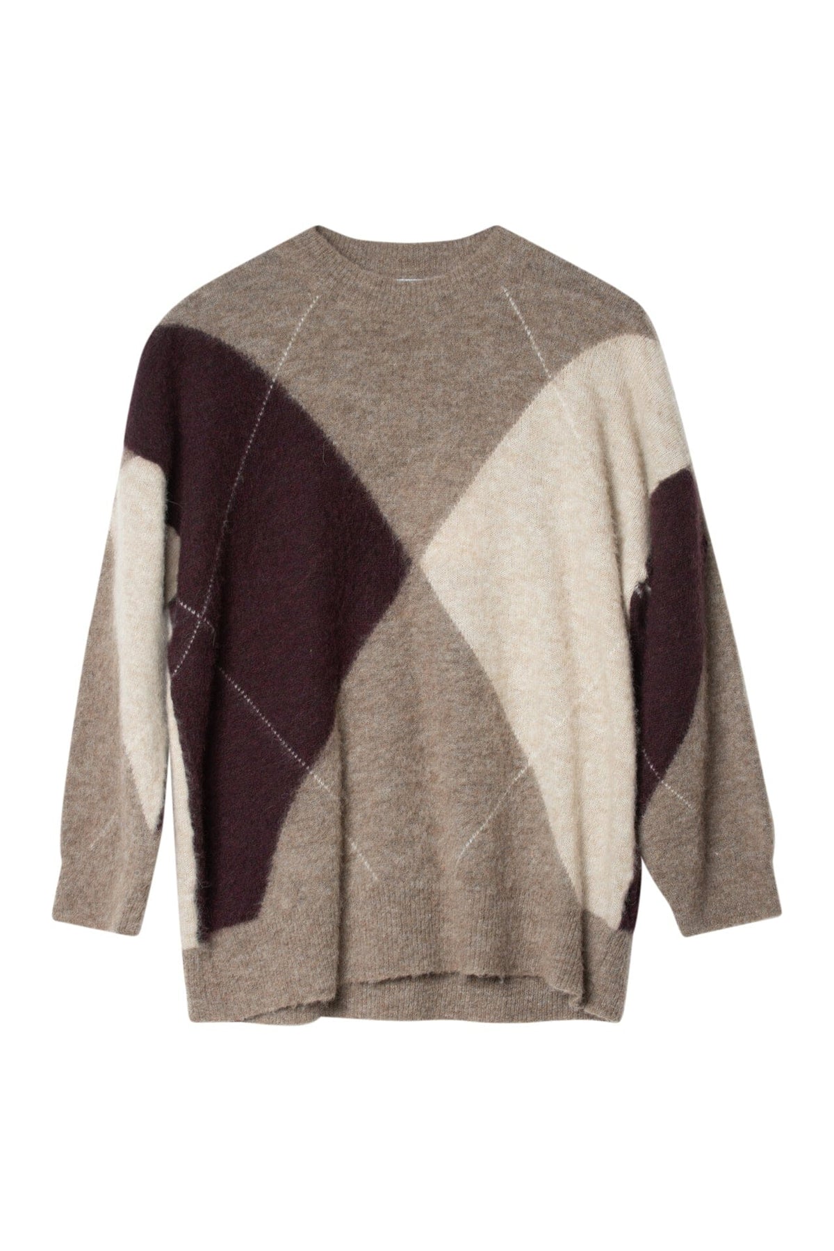 ArnieSays: Kayne Argyle Brown Melange Combo Genser