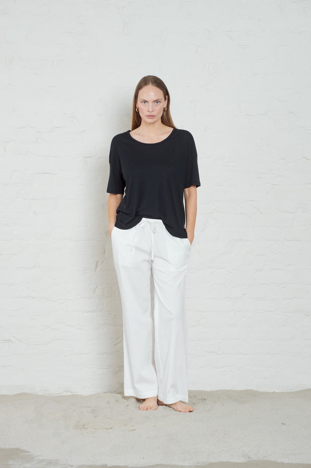 ArnieSays: Monet Linen Black T-shirt