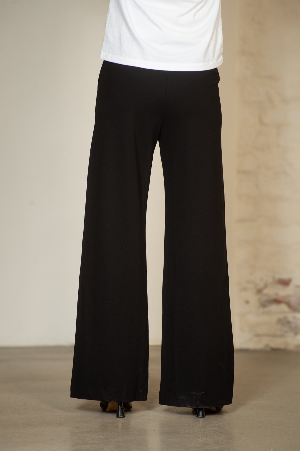 Residus Leia Wide Pants Black Bukse