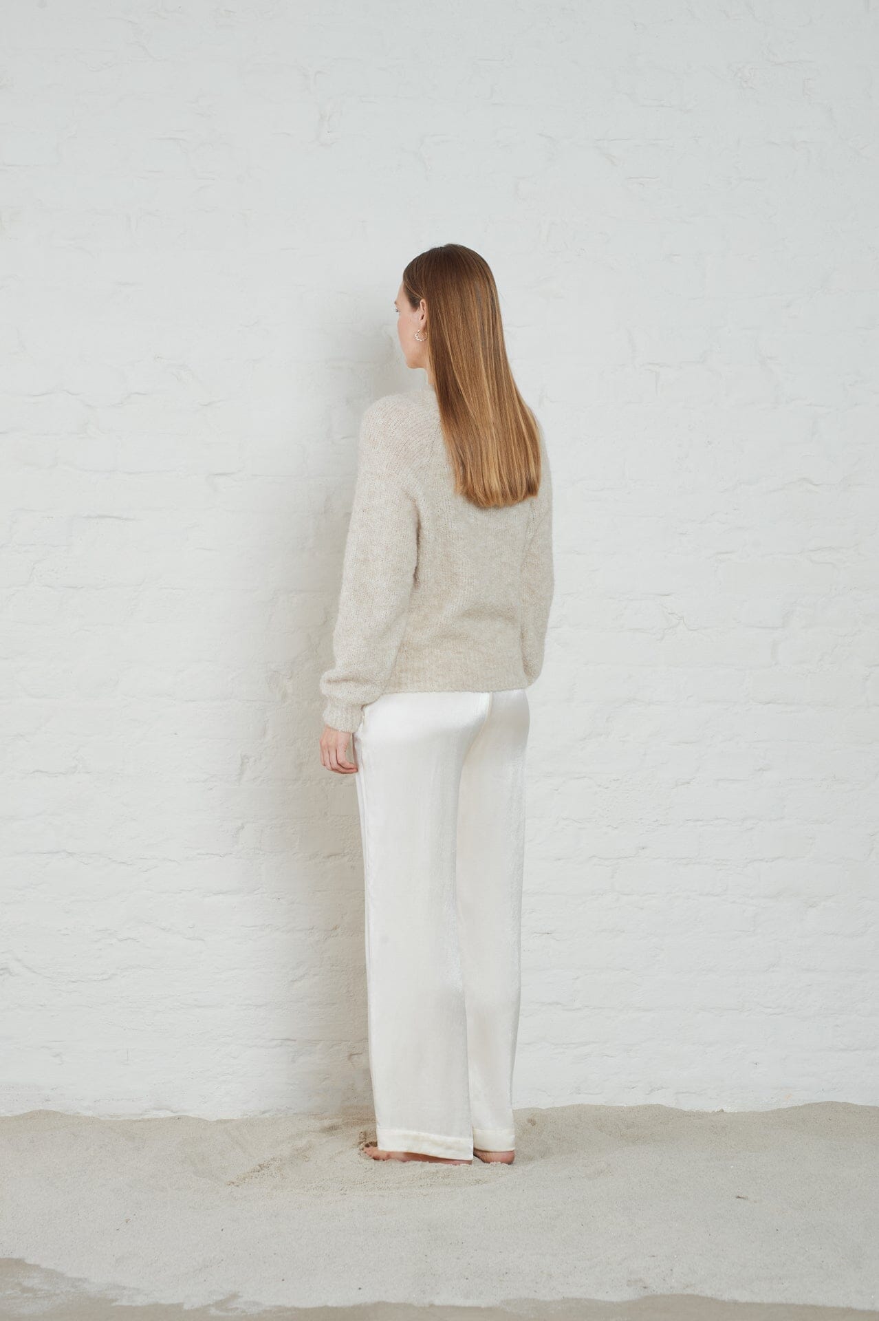 ArnieSays: Alison Lt Beige Melange Genser