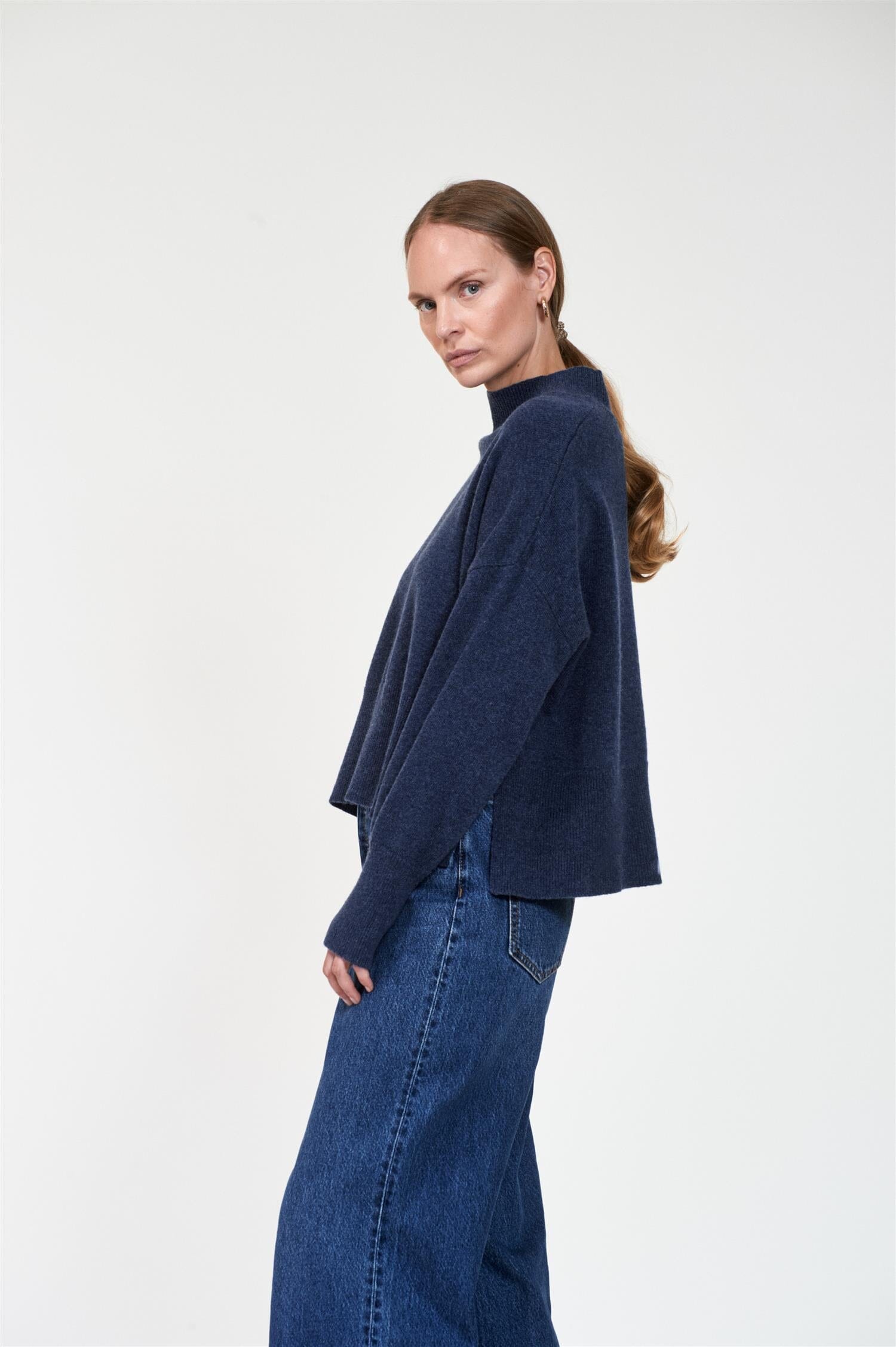 ArnieSays: Mandy Denim Melange Genser