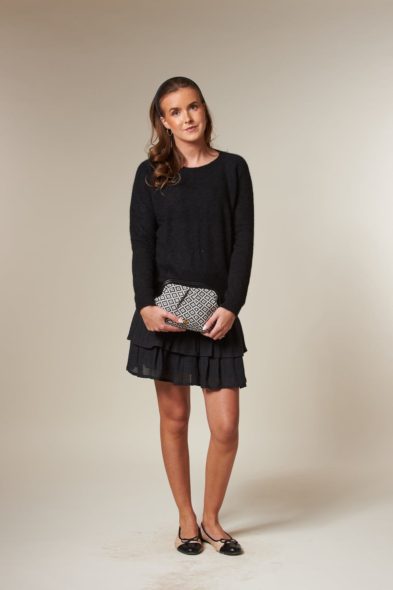 ArnieSays: Jacquard Clutch Black Combo Tilbehør