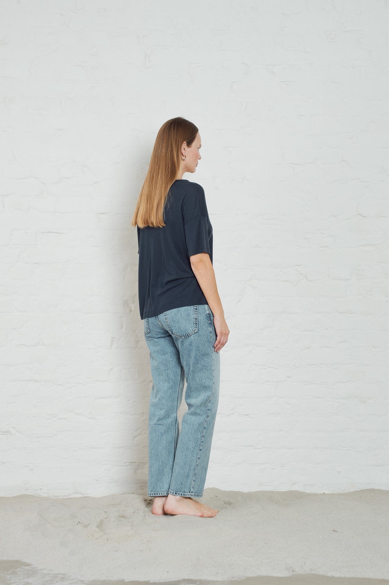 ArnieSays: Monet Linen Dk Navy T-shirt