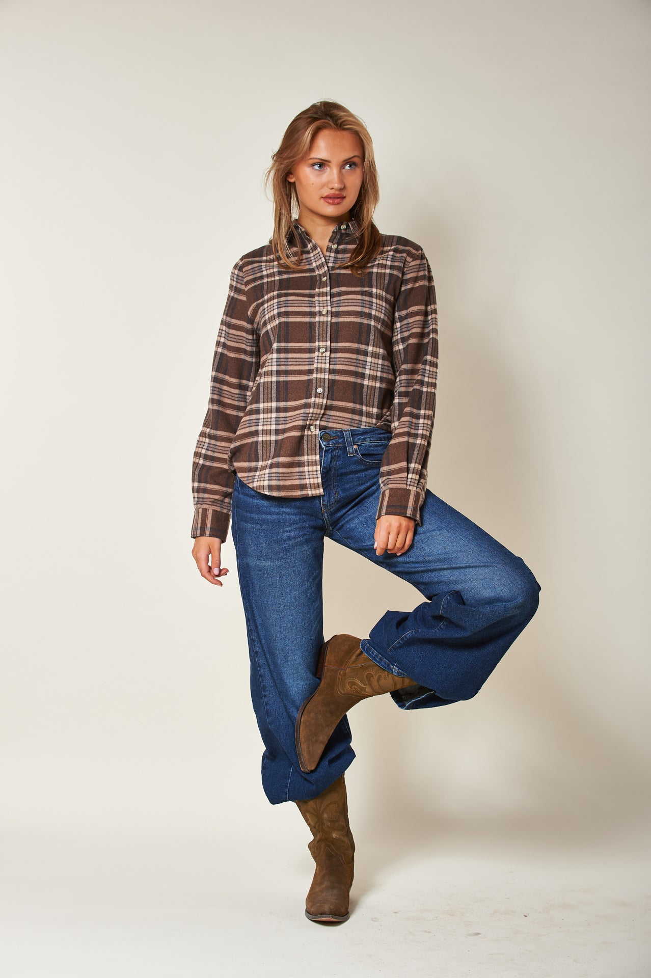 Arc Muted Tartan Dk Brown
