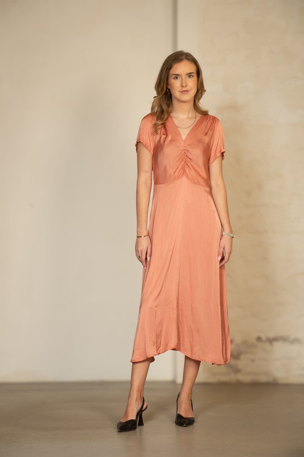 MAJA ROOS Indigo Dark Clay Bluse