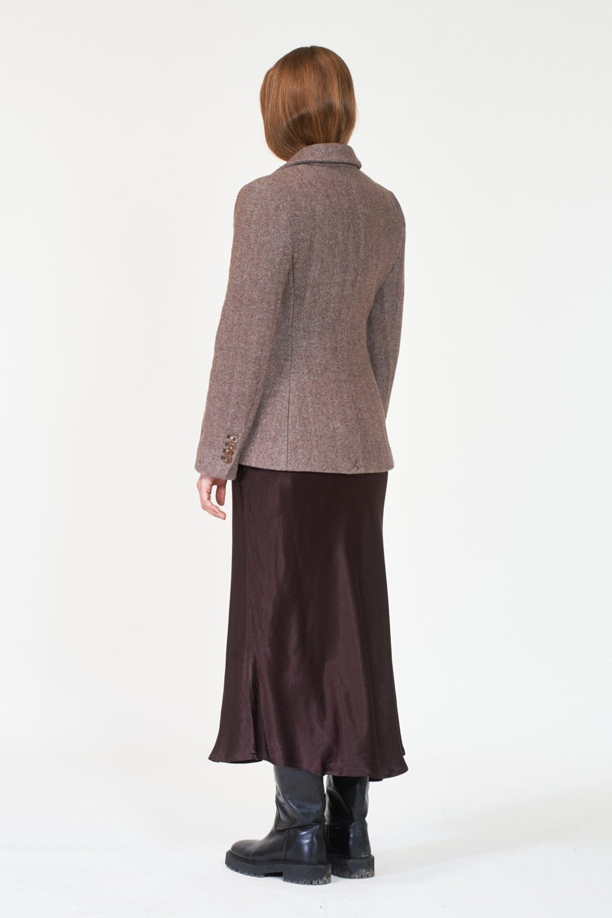 ArnieSays: LEWIS Herringbone Dk Brown Jakke