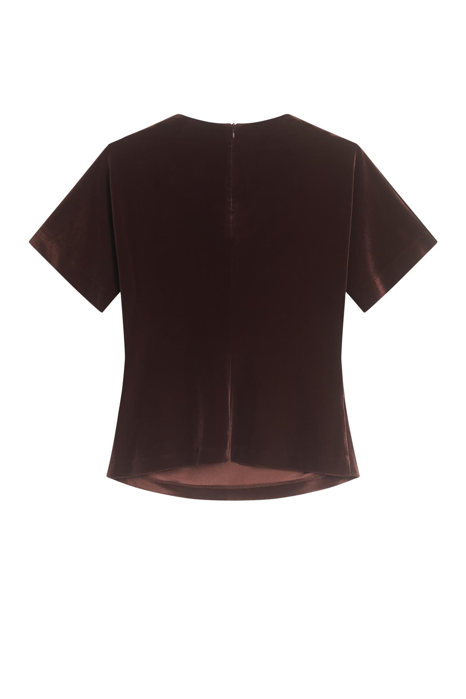 ArnieSays: RENEE Velvet Dk Burgundy Topp