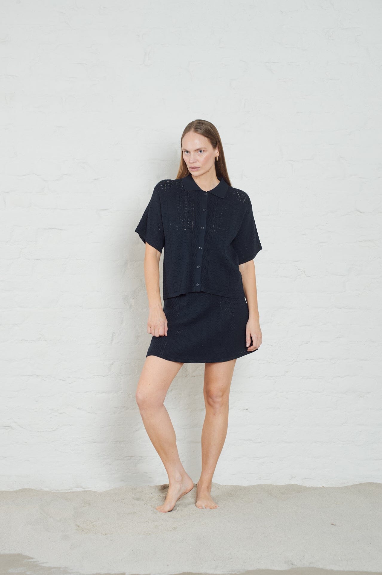 ArnieSays: Emilie Dk Navy Skjorte