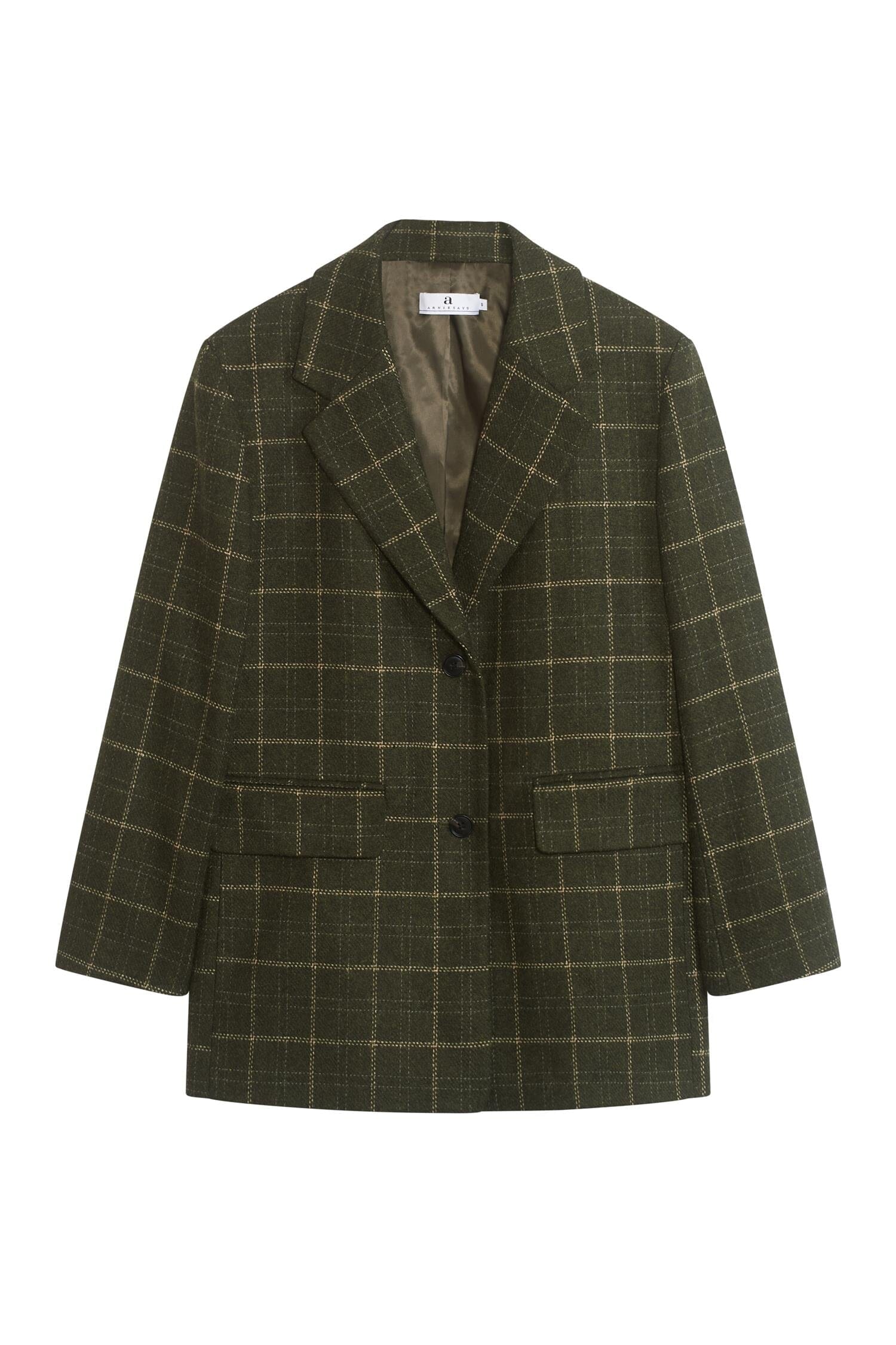 ArnieSays: SAWYER Tweed Forest Green Jakke