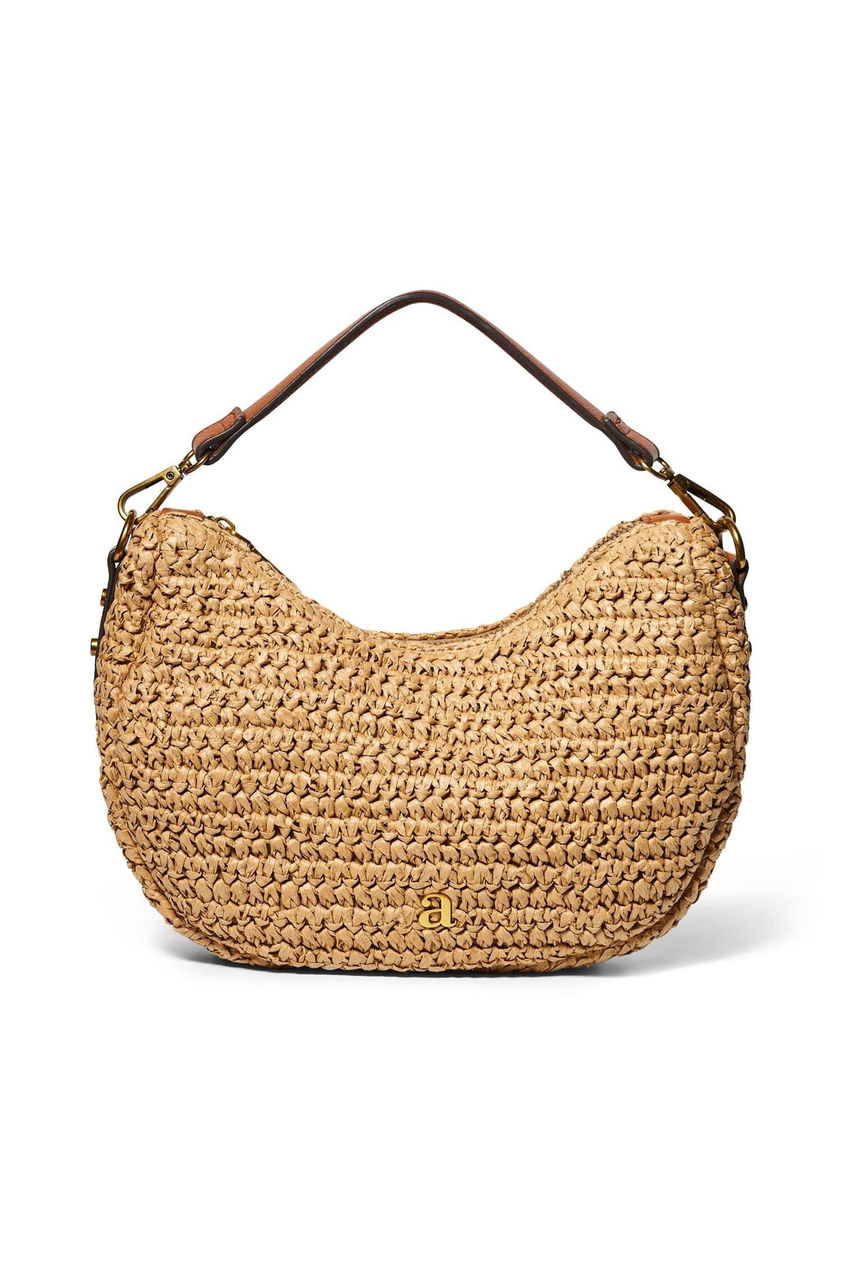 ArnieSays: Raffia Shoulder Bag Brown Tilbehør