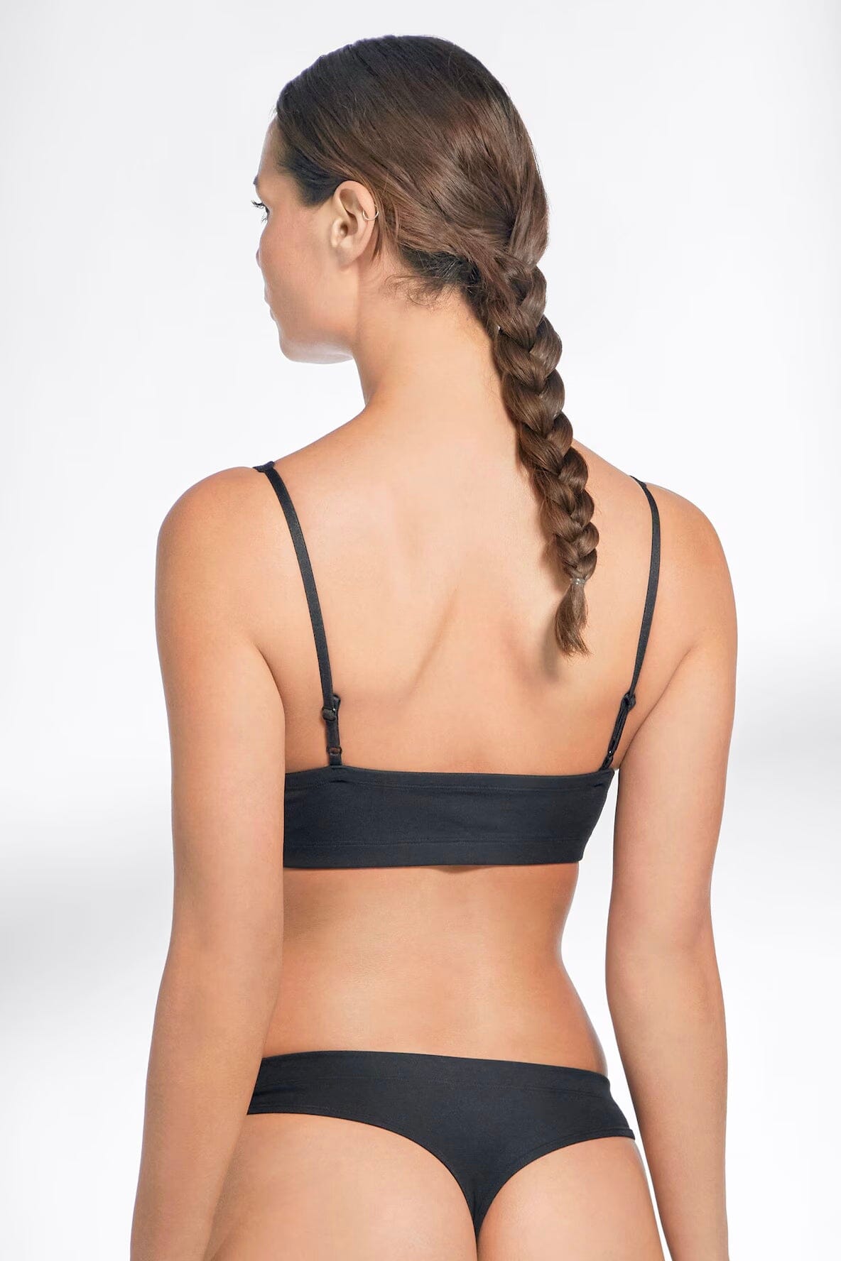 Bread and Boxers Triangle Bra Black Undertøy