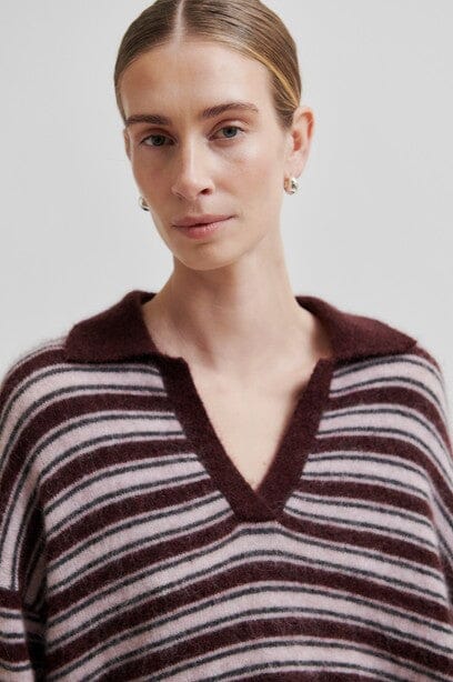 Second Female Vienna Knit Collar Sassafras Genser