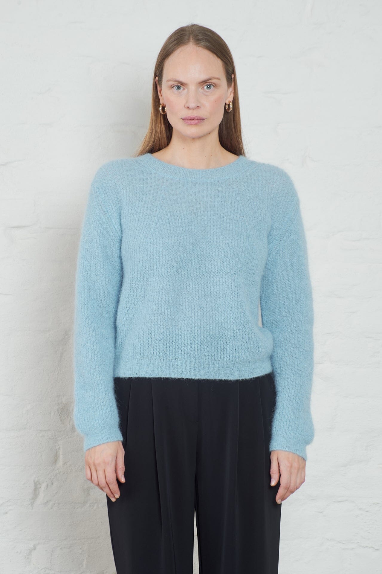 ArnieSays: Lane Lt Blue Genser