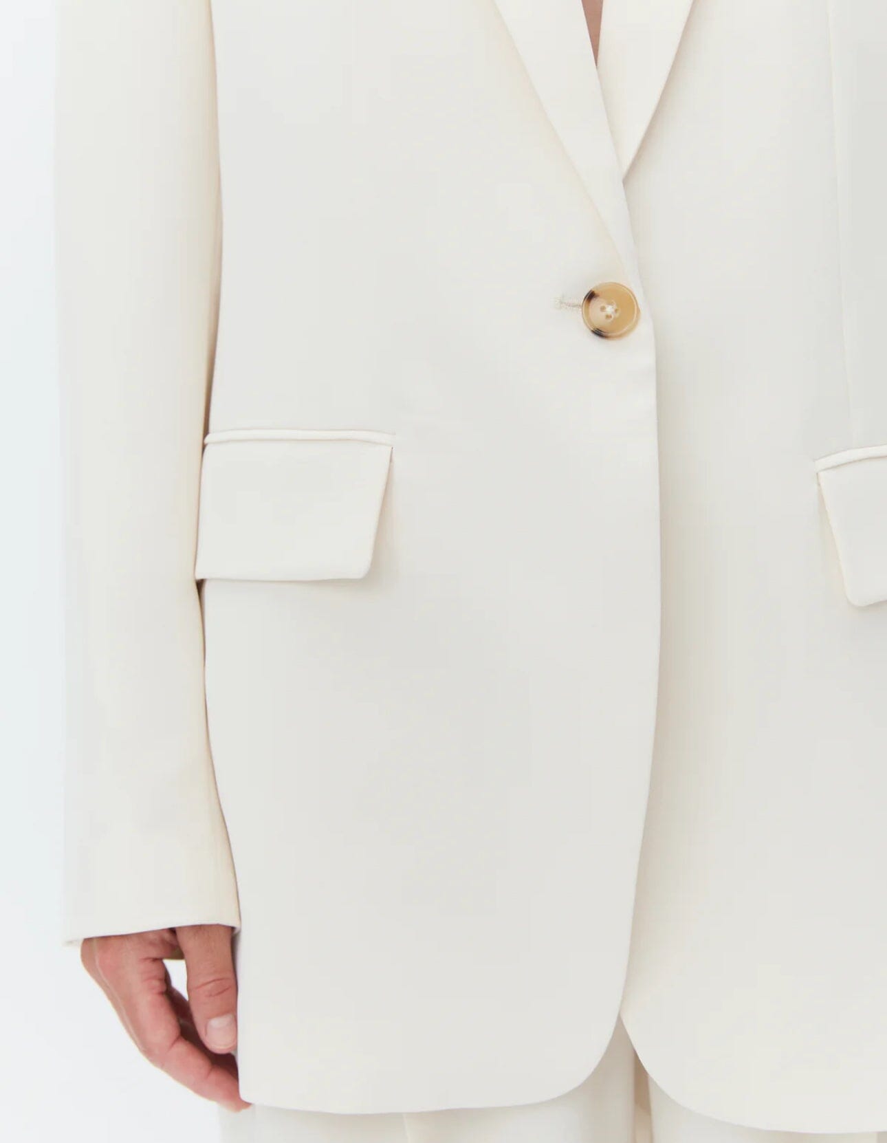 DAY Birger ét Mikkelsen Elton - Classic Gabardine Ivory Shade Jakke