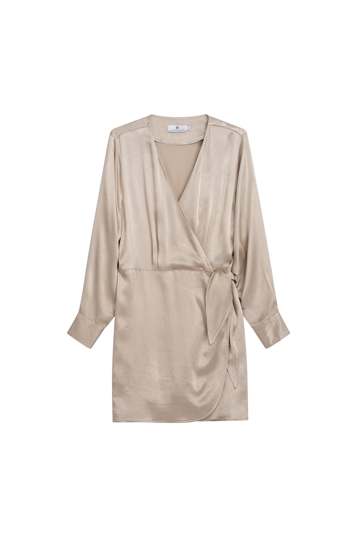 ArnieSays: Nova Satin Champagne Kjole