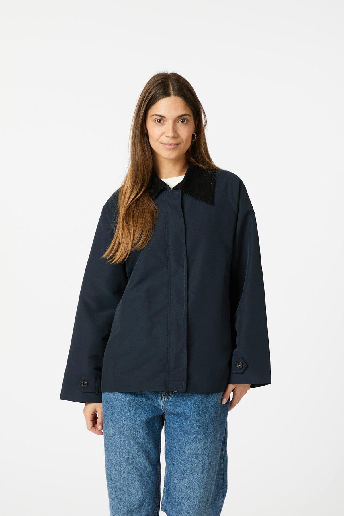 Neo Noir Gatbi Clean Jacket Navy Ytterplagg