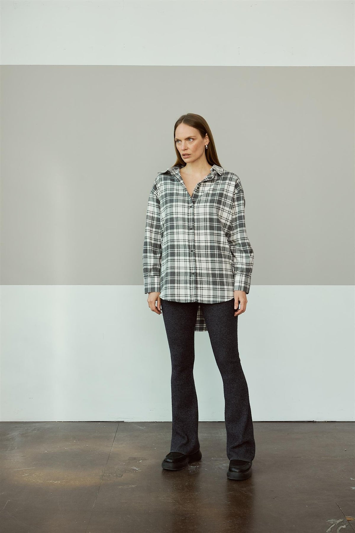 ArnieSays: Casey Soft Plaids Grey Combo Skjorte