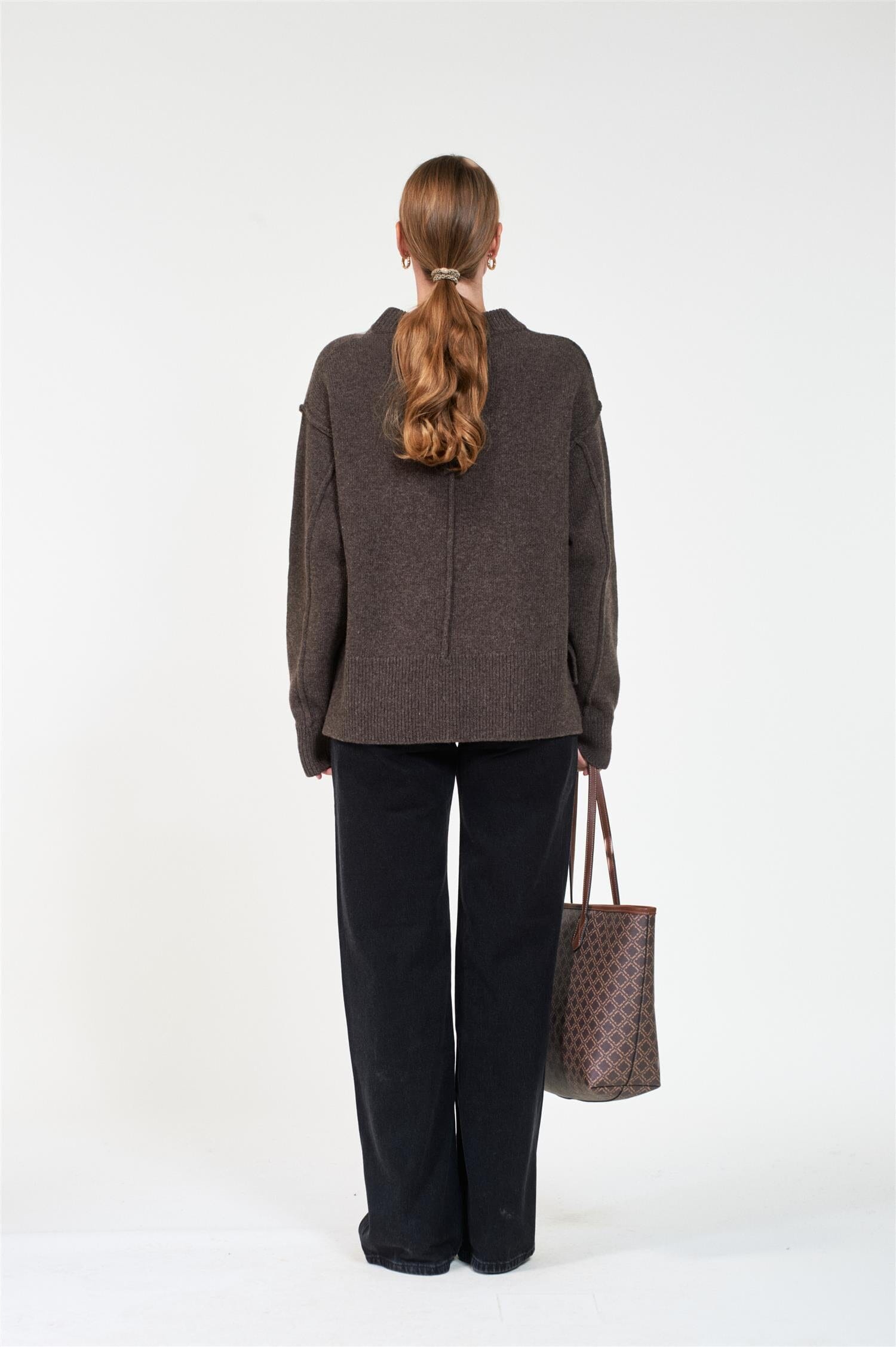 ArnieSays: Ren Dk Brown Melange Genser
