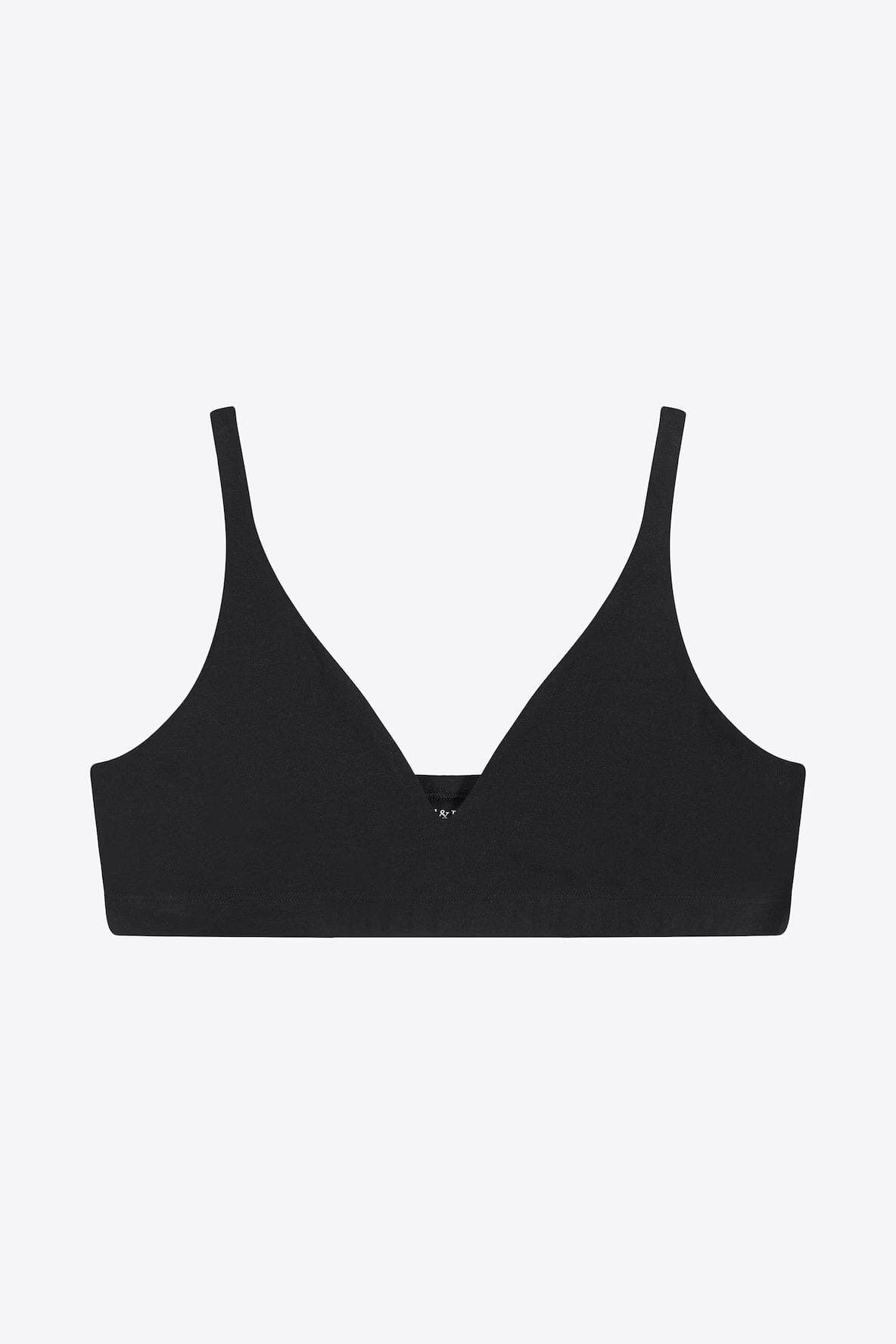 Bread and Boxers Triangle Bra Black Undertøy