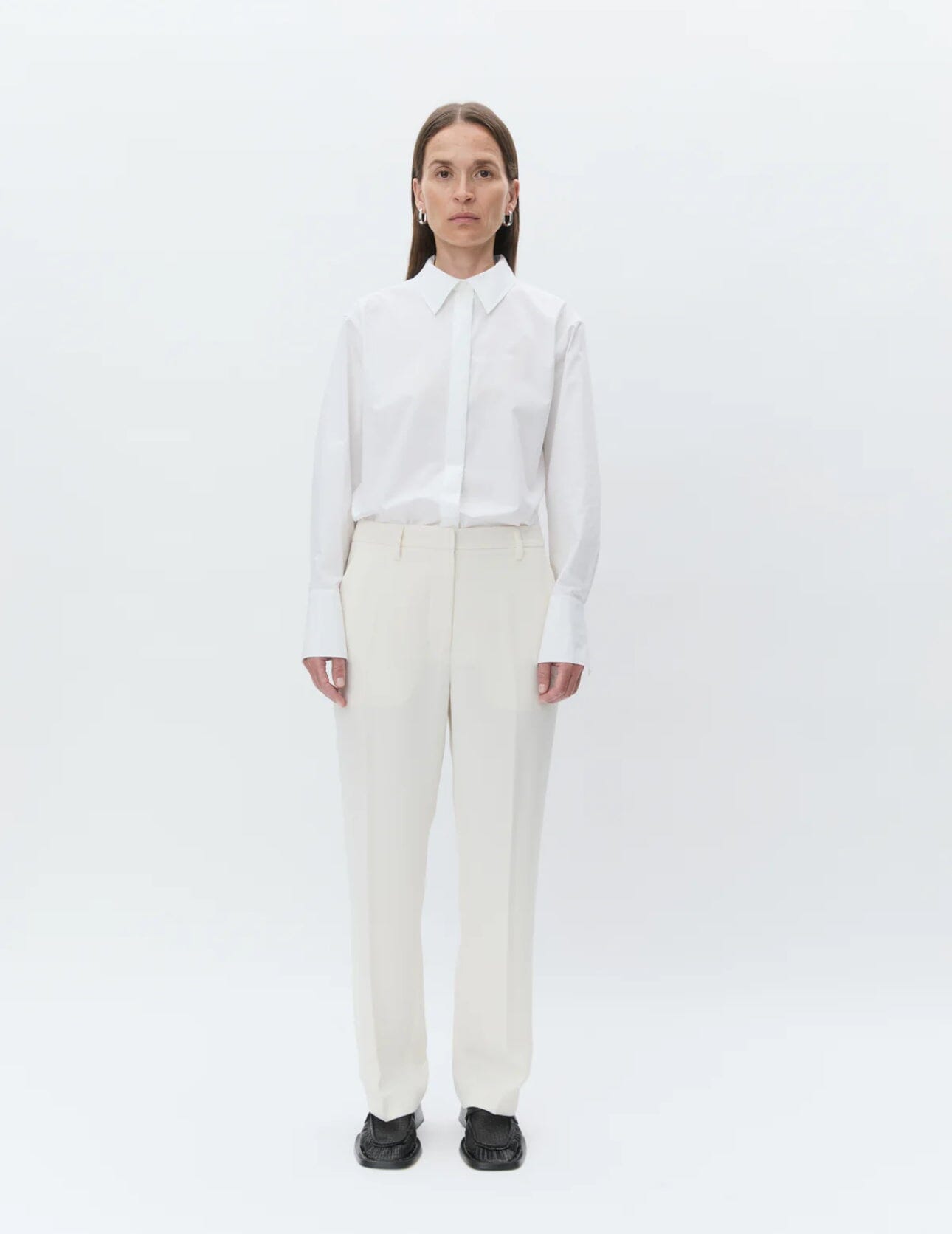 DAY Birger ét Mikkelsen Classic Lady - Classic Gabardine Ivory Shade Bukse