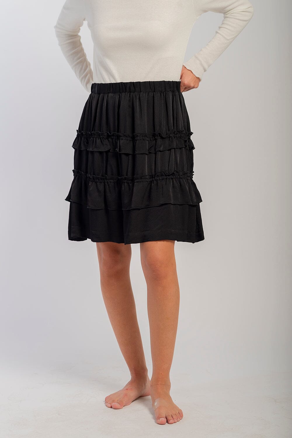 ArnieSays: Juliette Jacquard Black Skjørt