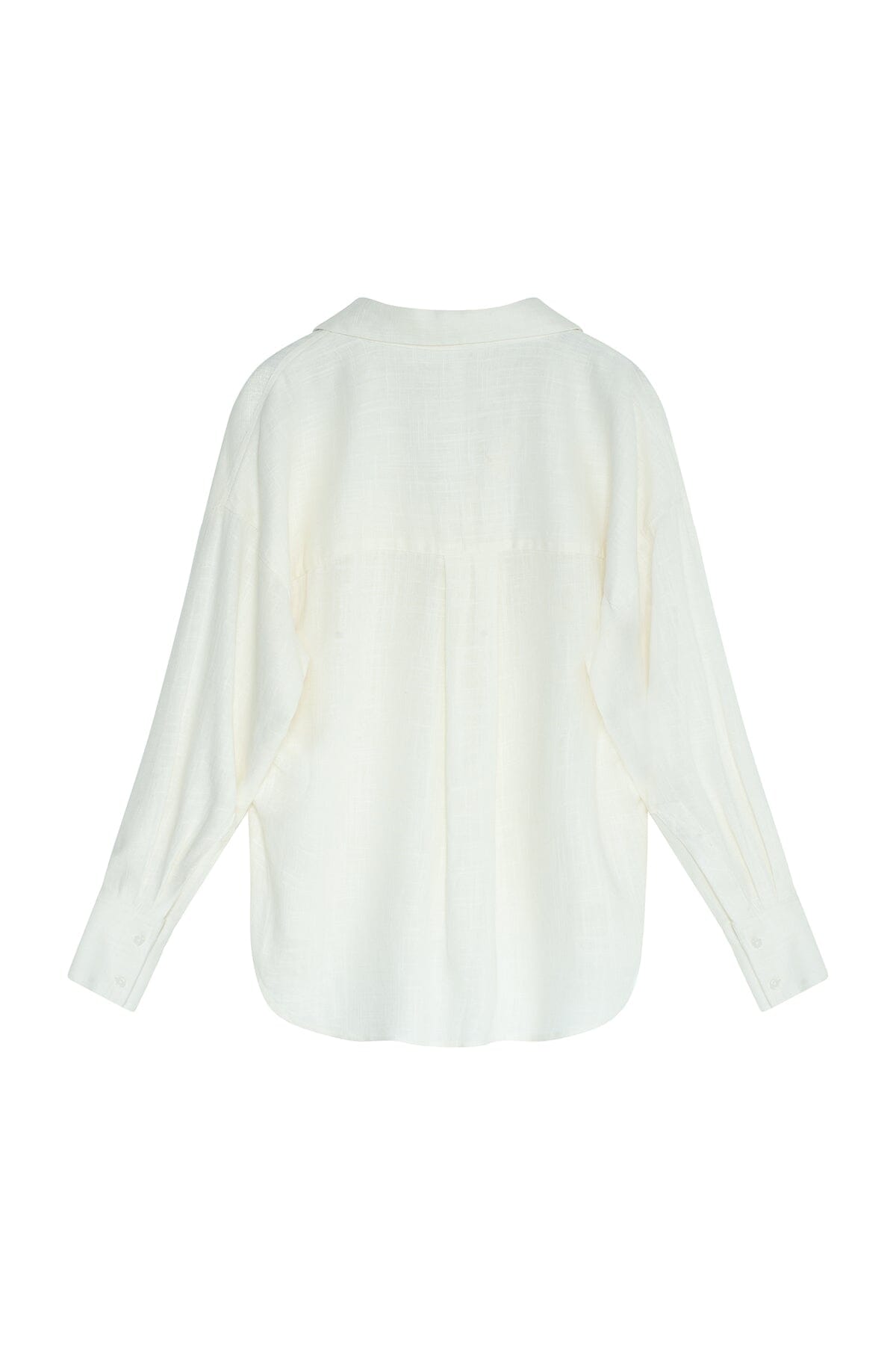 ArnieSays: Hills Linen Blend Offwhite Skjorte