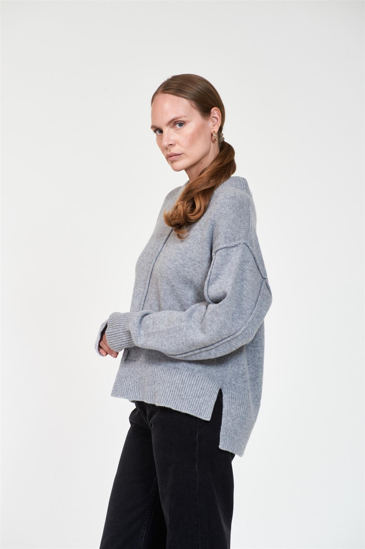 ArnieSays: Ren Lt Grey Melange Genser