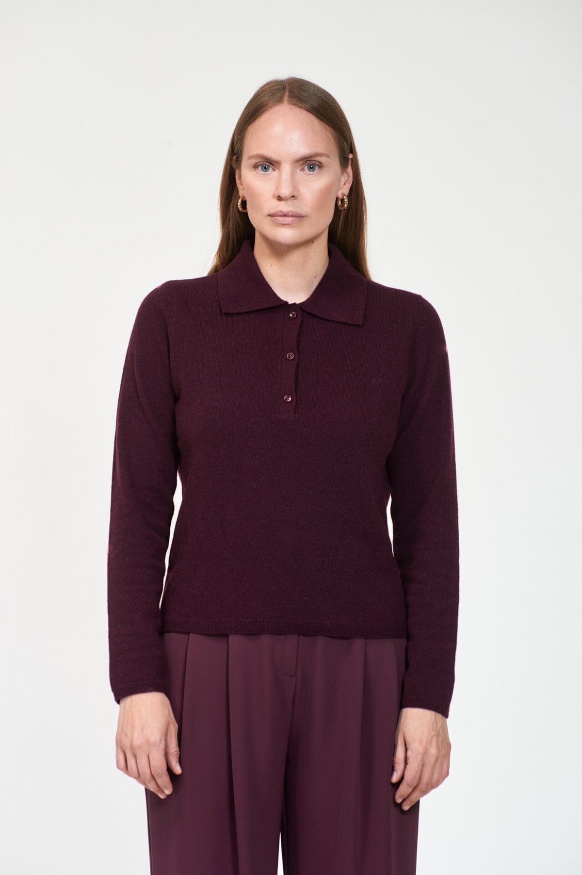 ArnieSays: CASSIE Dk Burgundy Genser