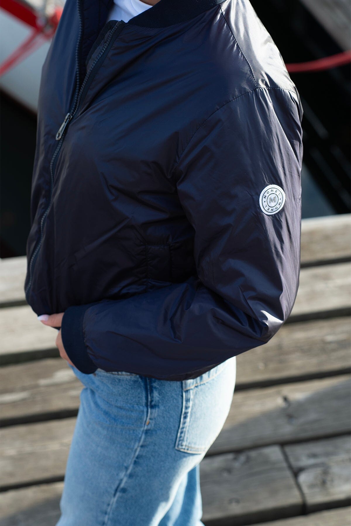 Monel Fanny Navy Ytterplagg