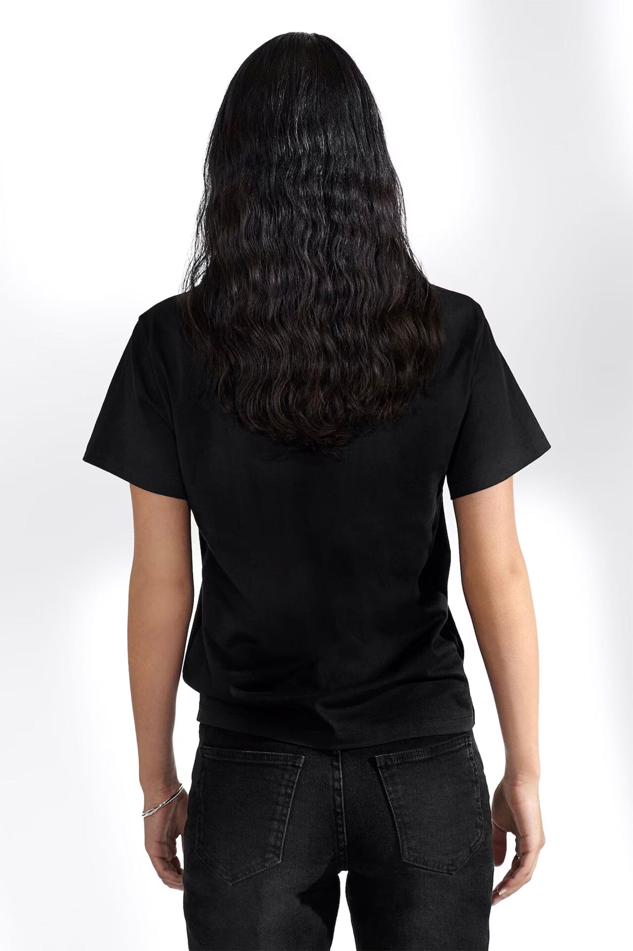 Bread and Boxers Crew-Neck Regular Black T-shirt