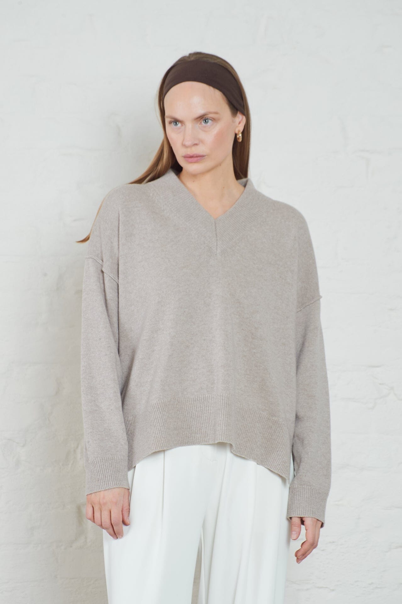 ArnieSays: Wilkins Lt Beige Melange Genser