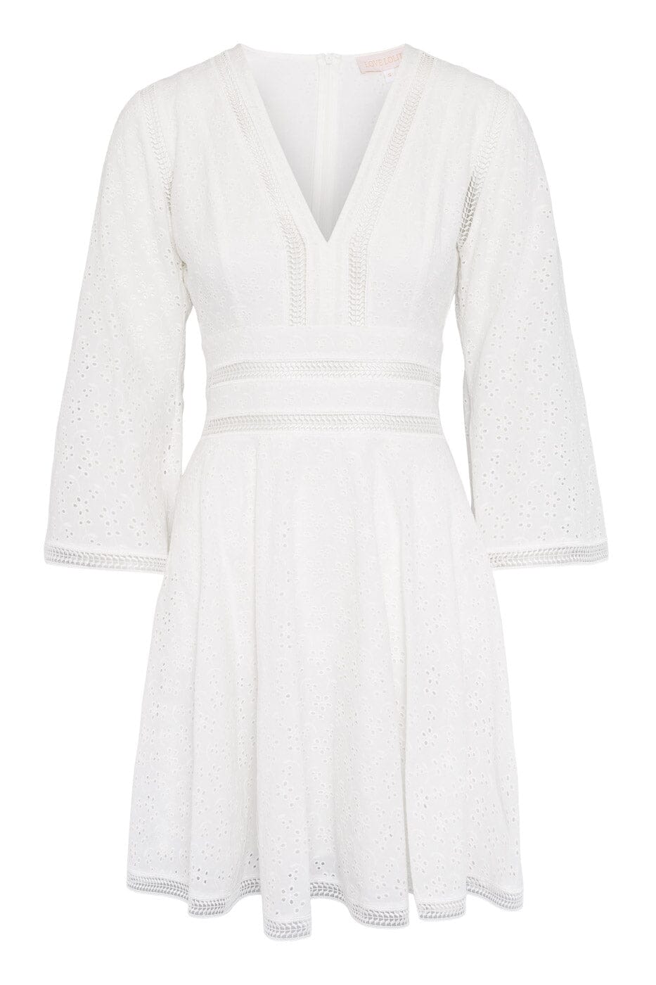 Love Lolina Millie Dress White Kjole
