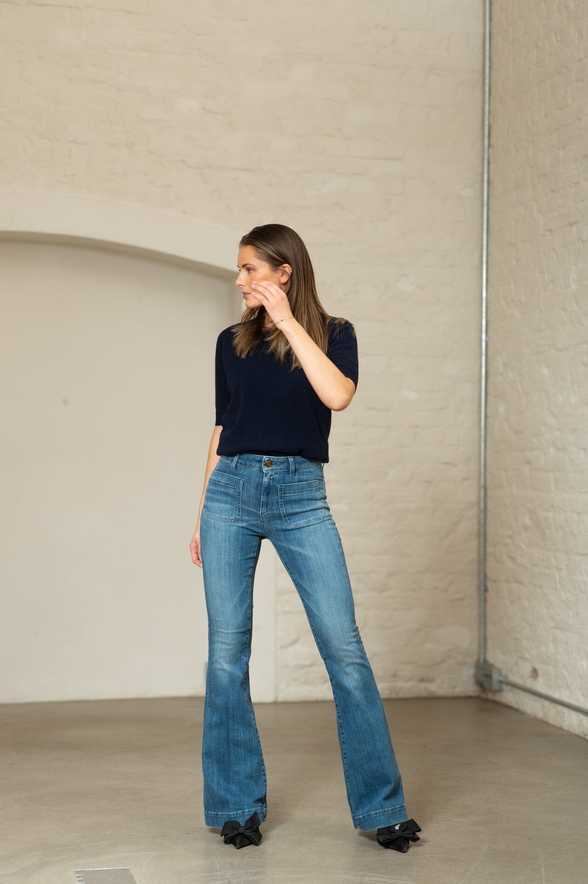 Seafarer Delphine Blue Bukse