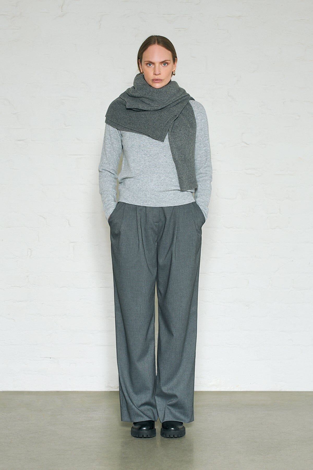 ArnieSays: Bremer Lt Grey Melange Genser