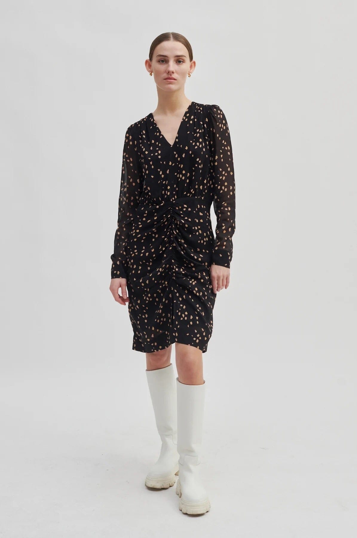 Second Female Mild Fitted Dress Black Kjole
