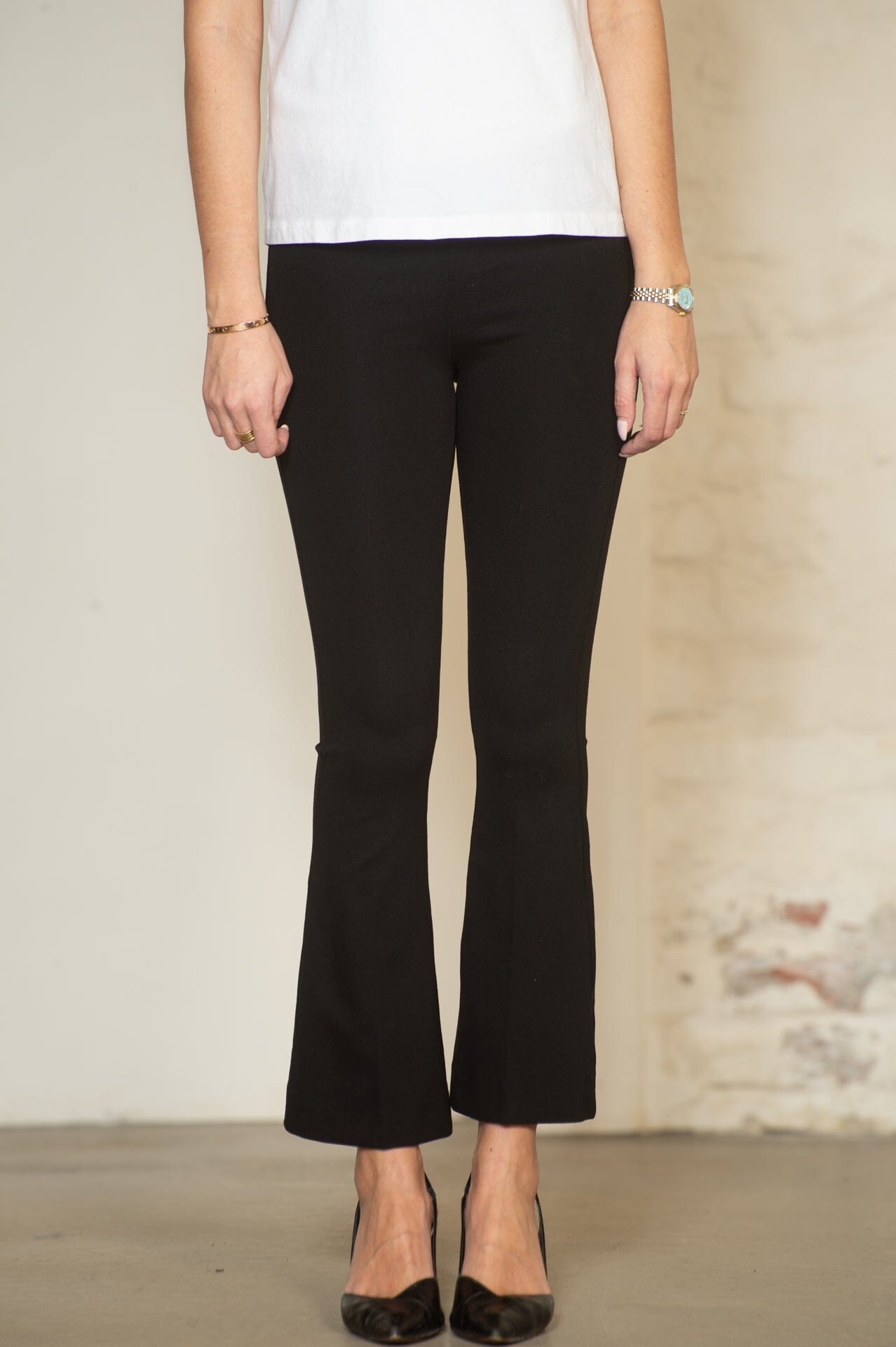 Residus Lana Flare Pants Black Bukse