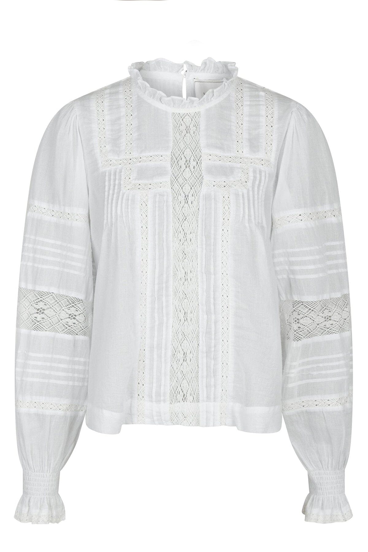 Neo Noir Ebba S Voile Blouse White Bluse