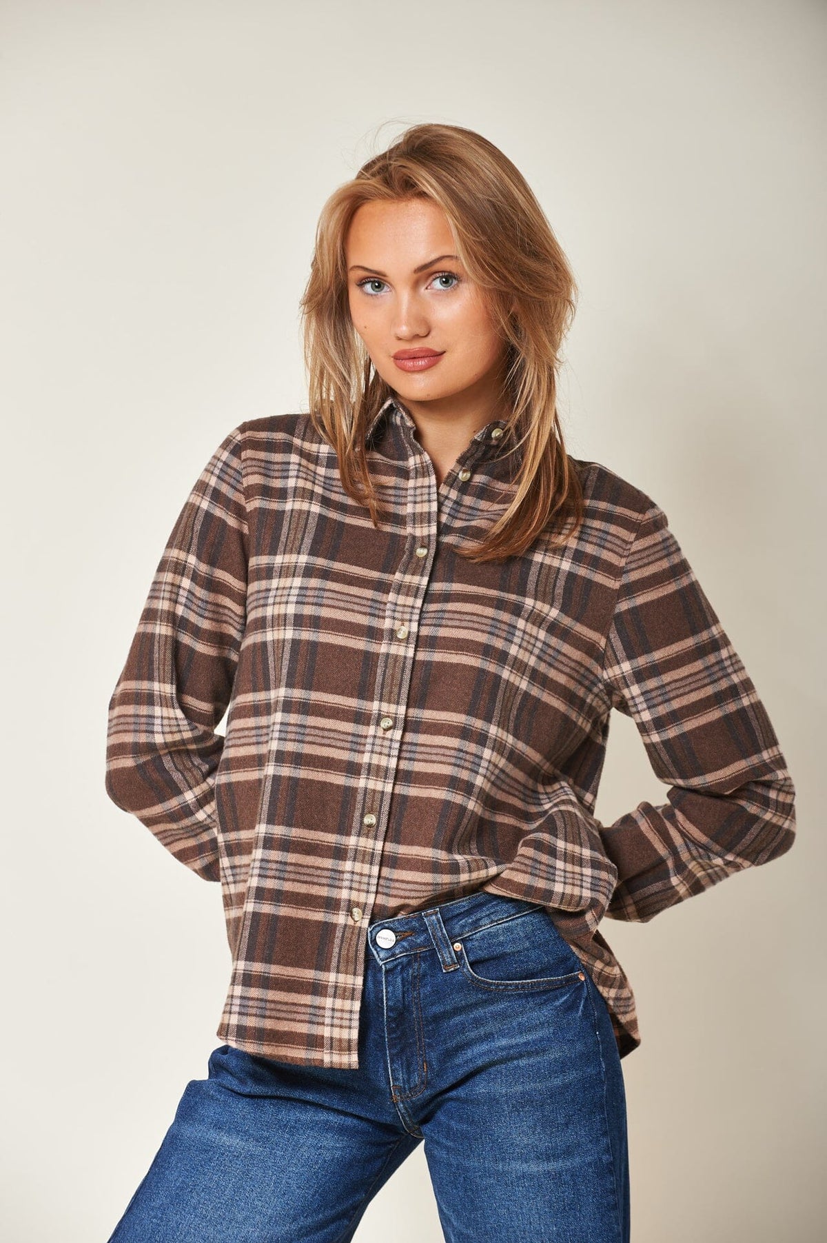 ArnieSays: Arc Muted Tartan Dk Brown Skjorte