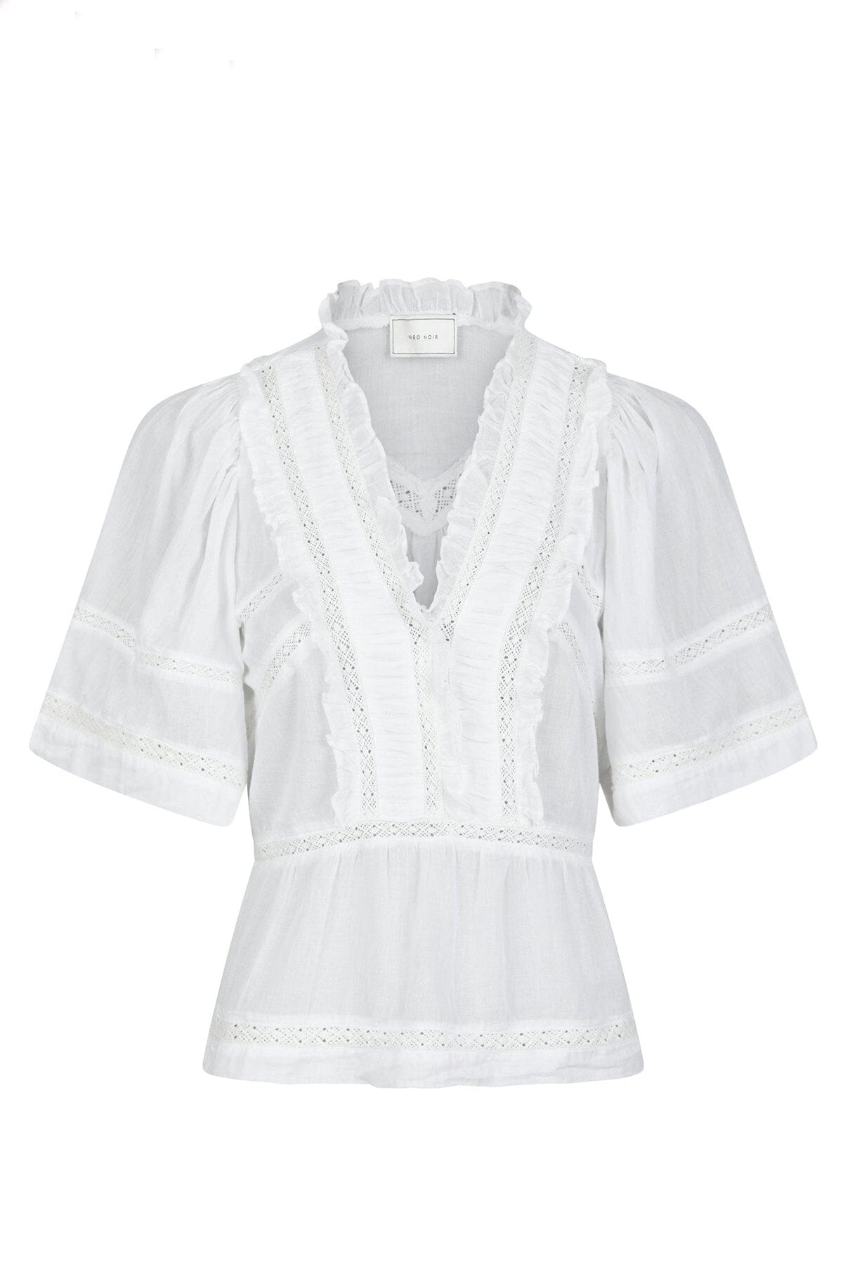 Neo Noir Evienne S Voile Top White Topp