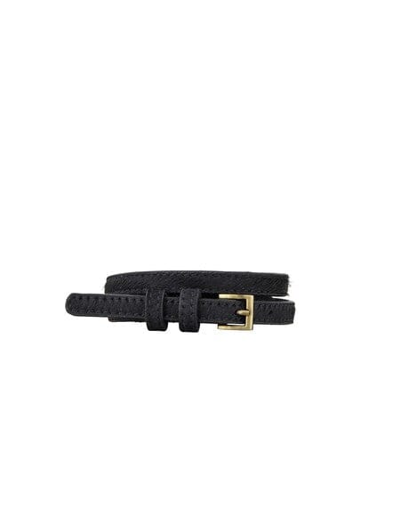 Beck Söndergaard Fily Aria Leather Belt Black Tilbehør