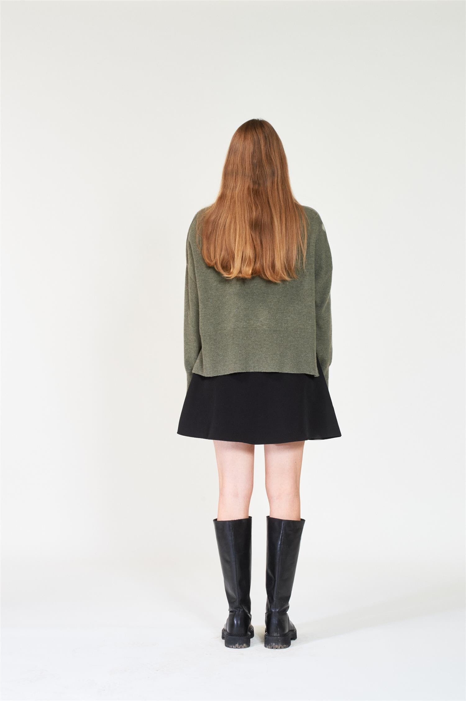 ArnieSays: Mandy Dusty Green Melange Genser