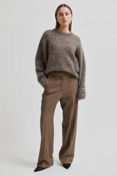 Second Female Emmalou Knit O-Neck Delicioso Genser