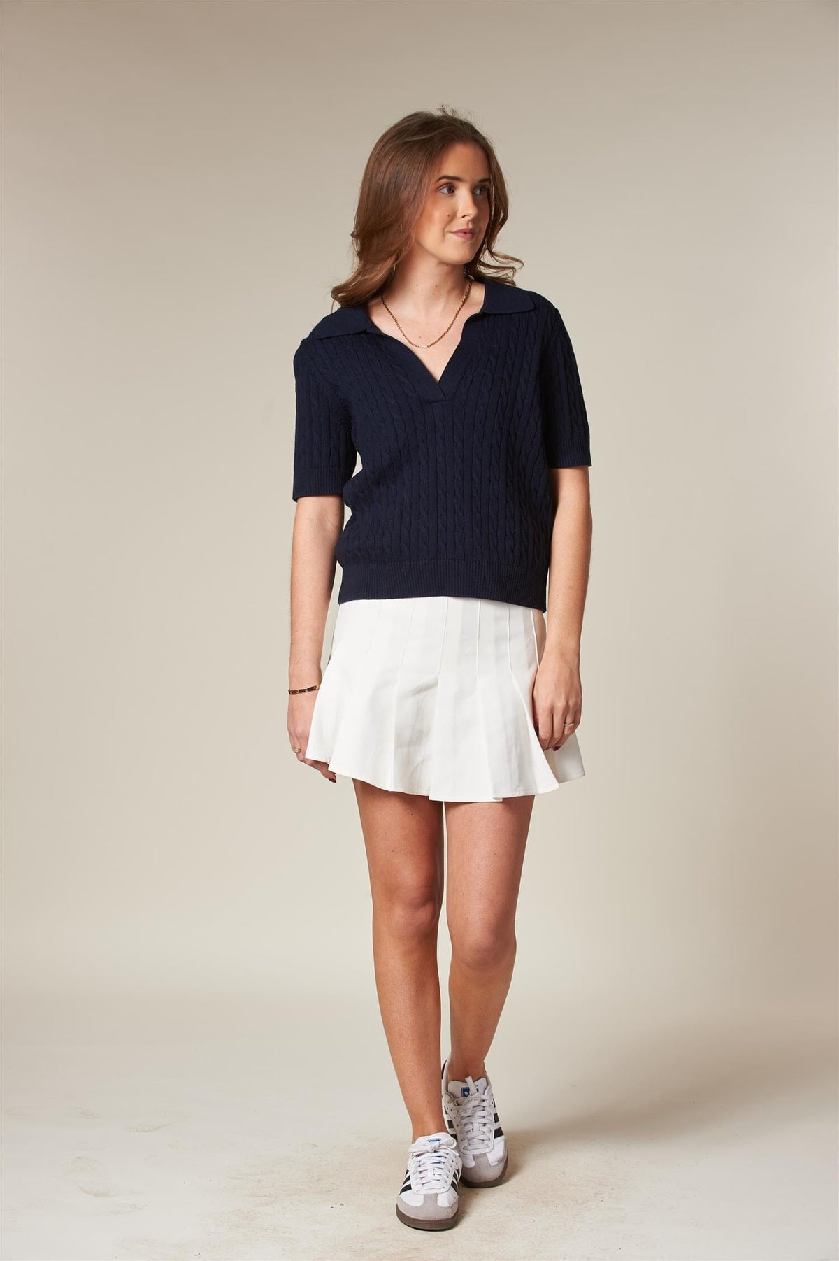 ArnieSays: CLEMENT Cable Dk Navy Genser