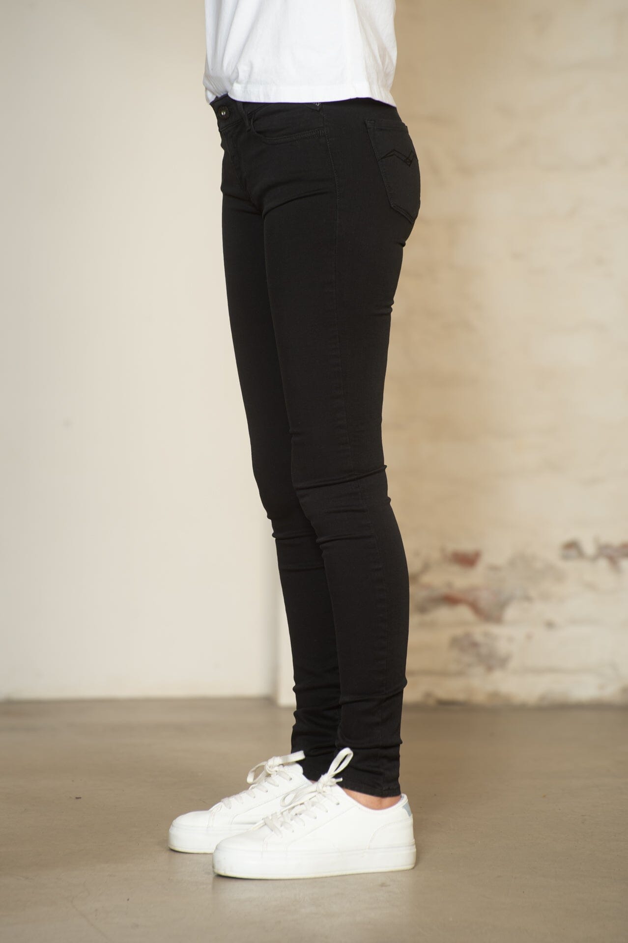 Replay Dame Luz Black Bukse