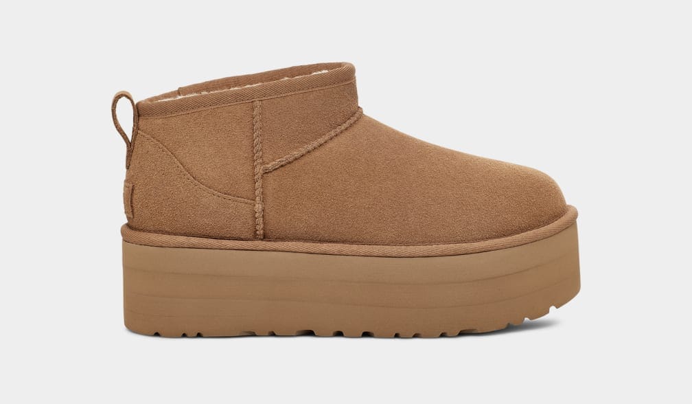 UGG Classic Ultra Mini Platform Chestnut Sko