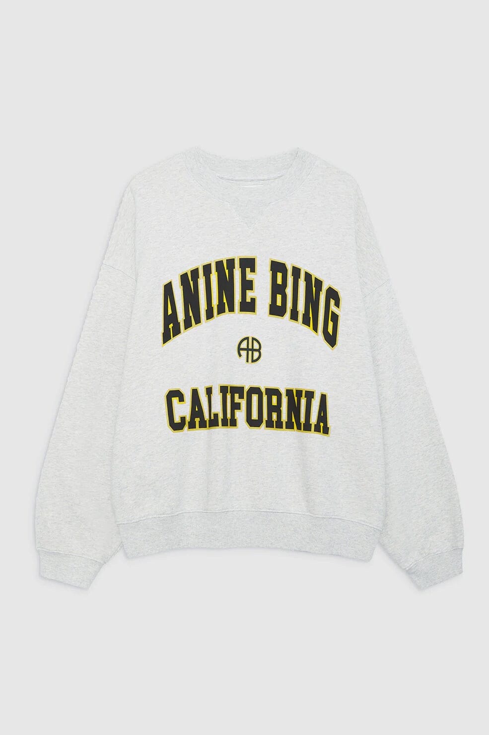 Anine Bing Jaci Sweatshirt Anine Bing California Grey Melange Genser