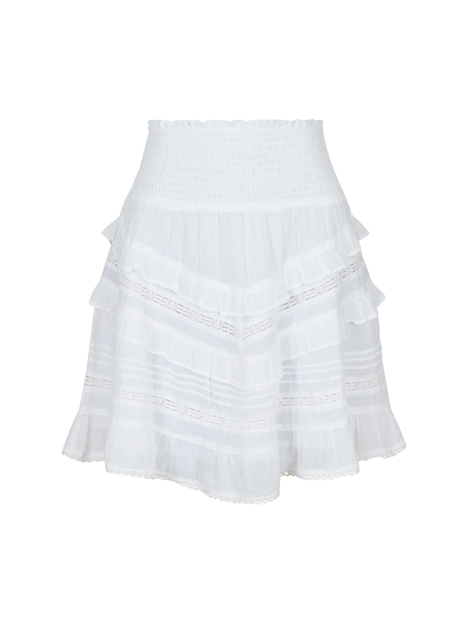 Neo Noir Donna S Voile Skirt White Skjørt