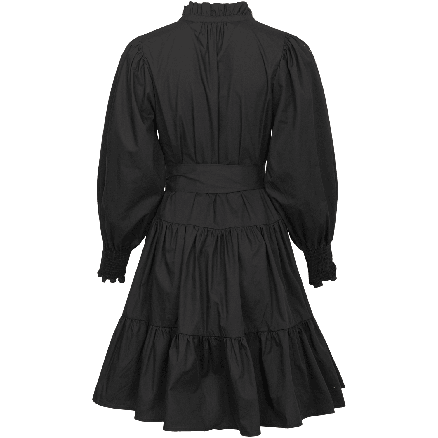 OSMINE af nor Delphine Poplin Black Kjole